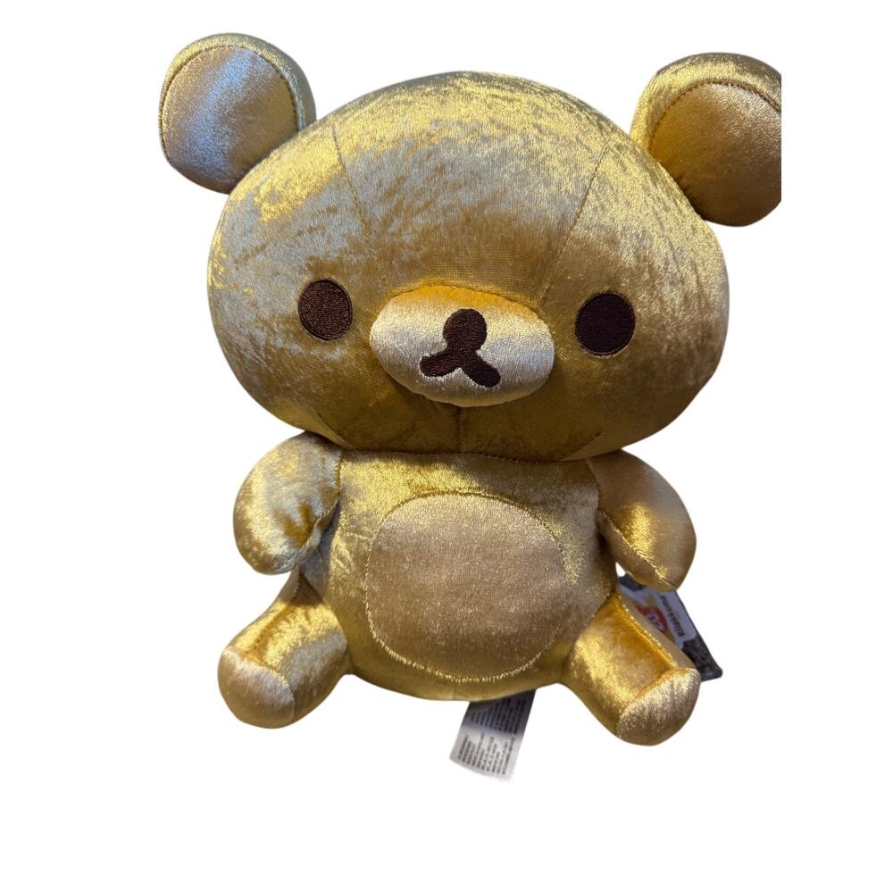 Rilakkuma 20th Anniversary Edition Plush, Gold 15”, NWT